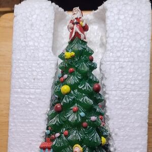 Spode Christmas Tree Candle 10.5 in  Wax Candle